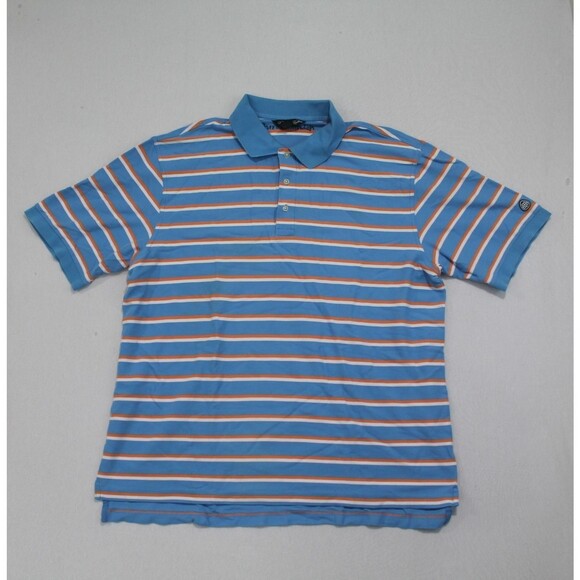 Brooks Brothers Men Shirt Blue Orange Striped Collared Shirt Size XL - Picture 1 of 10